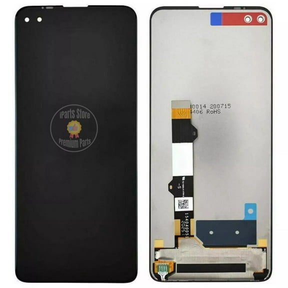 iParts LCD Display Touch Screen Assembly Replacement for Motorola Moto G 5G Plus XT2075 XT2075-2 XT2075-3 Black Repair Parts