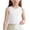 01 White, variant on Girls Crop Tank Tops Cotton Basic Solid Crewneck Sleeveless Summer Workout Running T-Shirts 2-13 Years