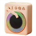 thumbnail image 1 of Record Player Speakers Support TF Card U Disk MP3 Player Pink, 1 of 5