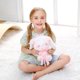 thumbnail image 2 of Stuffed Animal Doll Plush Toys, Plushie Animal Toys, Cute Plush Animals, Lolita Bunny 9 Inches, Children's Gifts Rabbit (Pink), 2 of 4