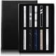 thumbnail image 1 of Pisacorbatas de corbata de 10 piezas, Pisacorbatas Hombre, Pasr de Corbata clásico de Acero Inoxidable de Alta Calidad,Negro, Azul, Plata y Oro, Elegancia y Estilo, Hombre Regalo, 1 of 3
