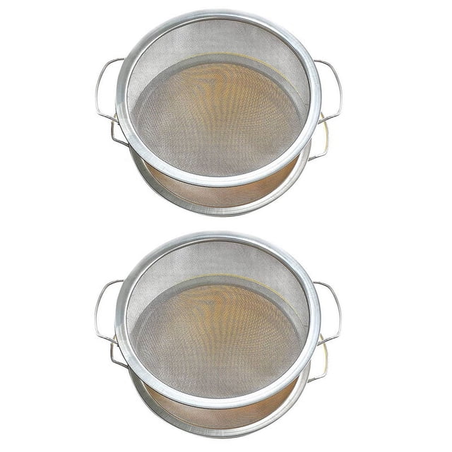 Colador de pintura de acero inoxidable de malla 60 que se adapta a un balde de 5 galones, filtra impurezas, fácil de limpiar y reutilizable (4 piezas)
