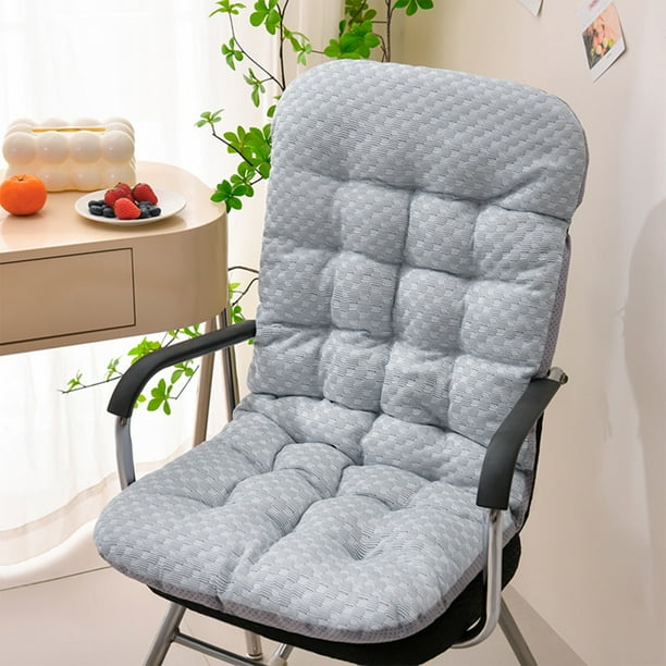 Cojín de verano para silla de oficina con espuma viscoelástica de gel refrescante, funda de malla antideslizante y transpirable para aliviar el dolor lumbar, soporte ergonómico para