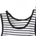 thumbnail image 5 of Fsgntruao Plus Size Pajama Set for Women Striped Sleeveless Tank Tops with Wide-Leg Long Pant Casual Nightwear Sleepwear, 5 of 5