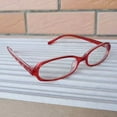 thumbnail image 2 of Lunettes de Protection des Yeux Ultralégères Y2K Anti-Radiation Monture Carrée Rouge, 2 of 6