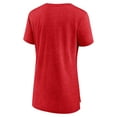 thumbnail image 3 of Women's Red Cincinnati Reds Arch Tri-Blend T-Shirt, 3 of 3