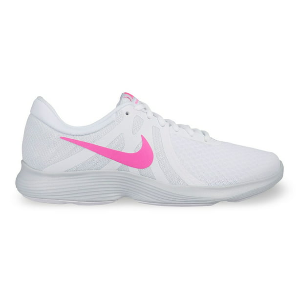 concept In quantity Accompany Nike Revolution 4 Women's Running Shoes White Laser Fuchsia - Walmart.com