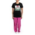 thumbnail image 4 of CafePress - NOLLAIG SHONA DUIT - Women's Short Sleeve Print T-Shirt and Pants Dark Cotton Pajama Set, 4 of 7