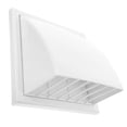 thumbnail image 1 of OULII Couvercle d'Aération de Sécheuse Plastique Blanc Protection contre les Insectes 1 Ensemble, 1 of 7