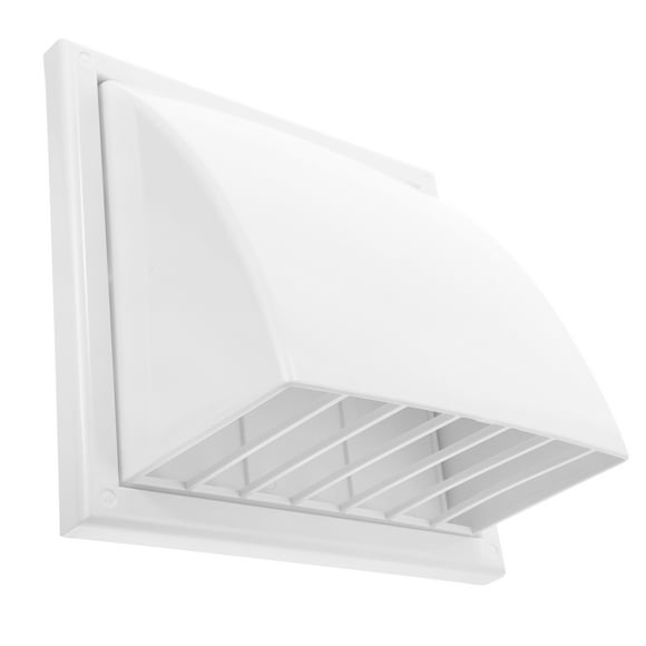 OULII Dryer Vent Cover White Plastic Insect Protection 1Set