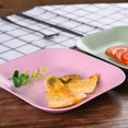 thumbnail image 4 of Wheat Straw Breakfast Tray Environmental Protection, Unbreakable Lightweight Dinner Dishes for Restaurant, Microwave Dishwasher Safe Tray, 4 of 6