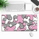 thumbnail image 4 of Kearding Alfombrilla de goma decorativa y práctica para teclado, alfombrillas de ratón para juegos, elegantes y funcionales Videojuegos y accesorios En blanco y negro, 4 of 6