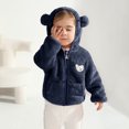 thumbnail image 6 of Usaibhir Baby Boys Girls Fleece Jackets Zip Up Hoodies Cute Bear Coats Fall Winter Fuzzy Jacket Newborn Boys Girls Outwear 0-3T, 6 of 12