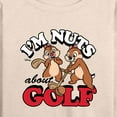 thumbnail image 3 of Disney - I'm Nuts About Golf - Women's Lightweight French Terry Long Sleeve Shirt, 3 of 5