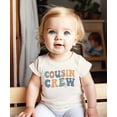 thumbnail image 5 of Cousin Crew Shirt for Youth and Toddler Girls Retro Colorful Family Reunion Tee Natural Shirt Youth Medium, 5 of 6