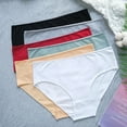 thumbnail image 6 of Baberdicy Underwear Women, Women's Pure Cotton Underwear Large Size High Waist Breathable High Elastic High Slit Crotch Briefs Panties for Women, 6 of 6