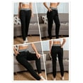thumbnail image 7 of Aiyino Women's Stretch Sweatpants Cozy Joggers Pants Tapered Active Yoga Lounge Travel Pants with Pockets 4XL, Dark Grey, 7 of 7