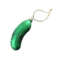 thumbnail image 7 of PPKVUFD German Christmas Pickle Ornament Tradition Decor - Green Glass Tree Decoration - Great Gift Stocking Stuffer (4Pcs), 7 of 7