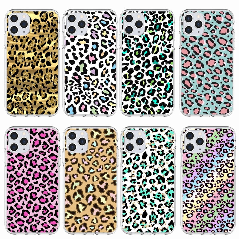 Leopard Print Pattern Case for iPhone 11 14 12 13 Pro Max X XR XS Max 6S 7 8 Plus 12 13 Mini