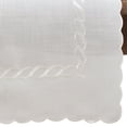 thumbnail image 4 of Fennco Styles Abigail Collection Embroidered Braid Pattern Ocean Waves Table Linens (16" x 68" Table Runner), 4 of 5