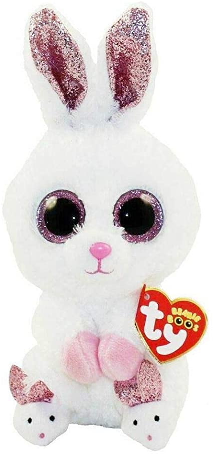 Mus graven humor Ty Beanie Boos - SLIPPERS the White Bunny (Glitter Eyes) MEDIUM 9" Plush -  Walmart.com