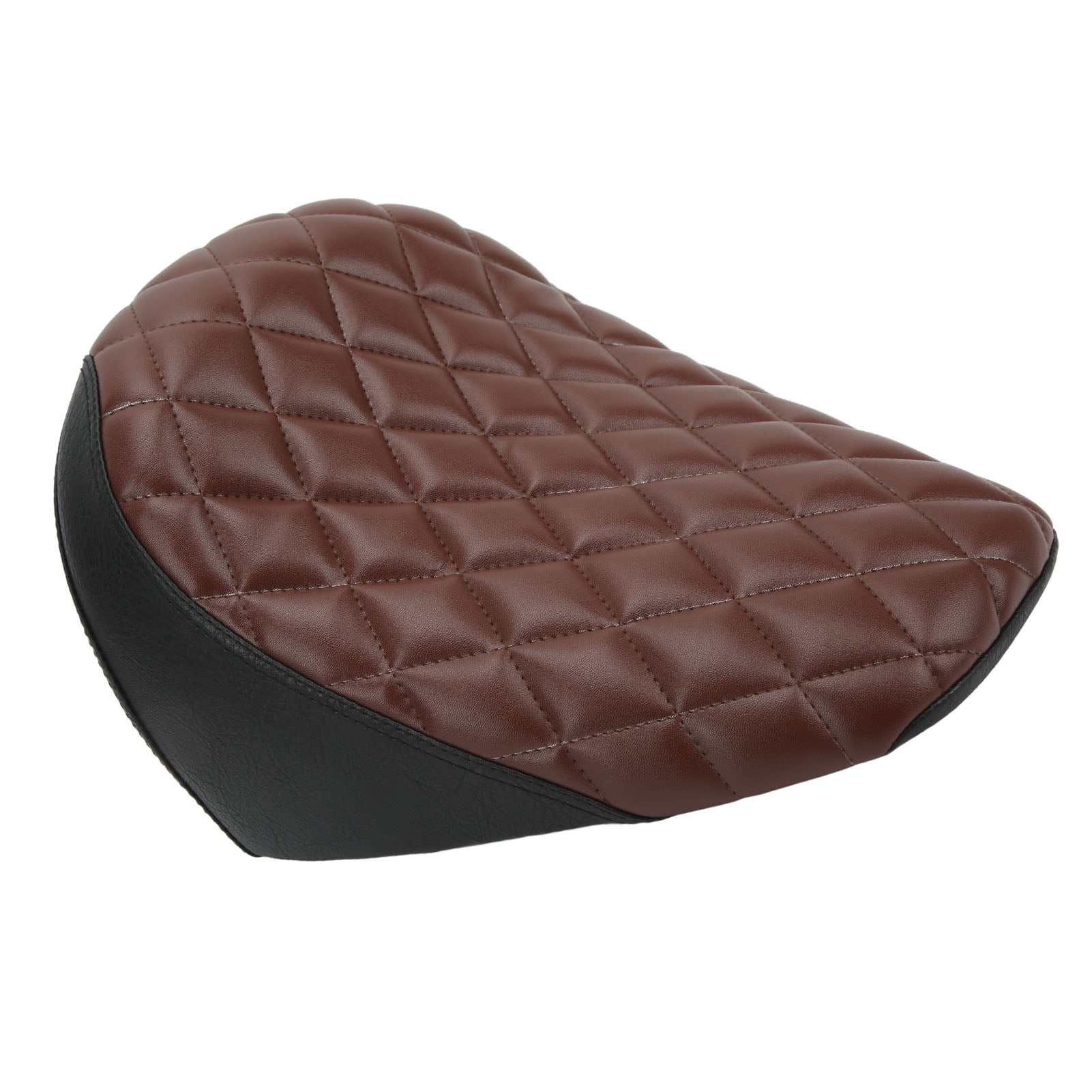 Motorcycle Front Solo Seat Artificial Leather Diamond