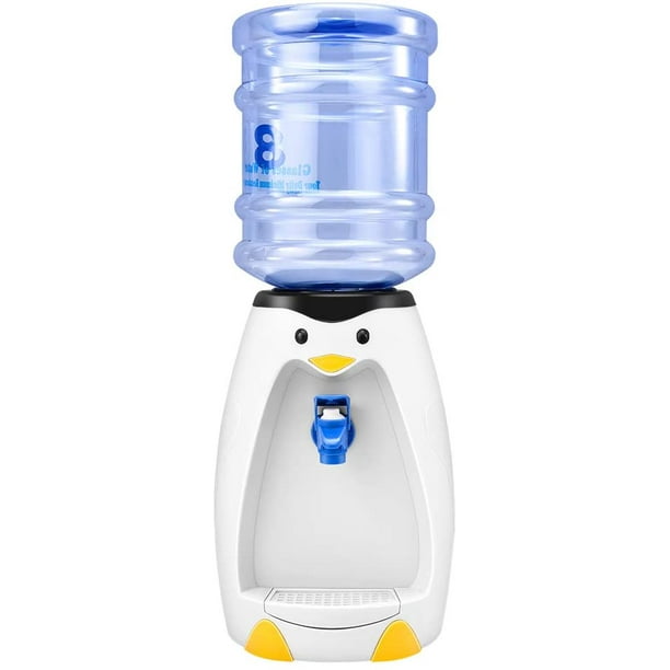 2.5l Mini Cute Penguin Water Dispenser With Water Bucket Drink 8 Water  Glasses For Student Dormitory Home Office Gift