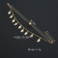 thumbnail image 4 of VBARHMQRT Plus Size Ankle Bracelet Silver Gold Silver Ankle Bracelet Women Anklet Adjustable Chain Foot Beach Silver Ankle Bracelets for Women Pack Anklets for Women Sterling Silver Heart, 4 of 5