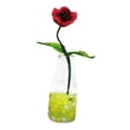 thumbnail image 4 of DOLITY Dollhouse Glass Vase Miniature Flowers with Vase for 1:6 1:12 Mix red rose, 4 of 8