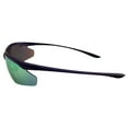 thumbnail image 3 of Epoch Eyewear Cadence Sport Sunglasses – Purple Polycarbonate Frame, Polarized Super-Hydrophobic Smoke Lens, Ultra-Light No-Slip Fit, Shatterproof, ANSI Z87.1 Rated, 3 of 7