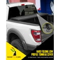 thumbnail image 3 of GianToucan 5ft Hard Tri Fold Low-Pro Tonneau Cover compitable with 2005-2021 Nissan Frontier for Models with or Without The Deck Rail System, 3 of 5