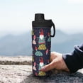 thumbnail image 7 of Fotbe Gnome With Mushroom Pattern 18 Oz Sports Insulated Kettle Vacuum Cup Stainless Steel Travel Mug Cup Thermal Flask,Insulated Kettle for Cycling Gym Basketball Outdoor, 7 of 7