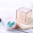thumbnail image 4 of Rongfmy Square Hollow Cube Candle Making Moulds DIY Handmade Aromatherapy Candle Scented, 4 of 9