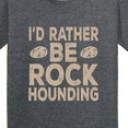 thumbnail image 4 of Inktastic Rather Be Rock Hounding Geology Youth T-Shirt, 4 of 5