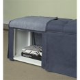 thumbnail image 4 of Furniture of America Hampton Fabric Upholstered Storage Bench in Blue, 4 of 7
