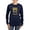Navy, variant on CafePress - Pi Alpha Phi Colored Crest Long Sleeve T Shirt - Women's Long Sleeve Graphic Tee Casual Fit