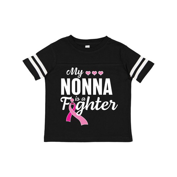 Inktastic Breast Cancer Awareness My Nonna is a Fighter Boys or Girls Toddler T-Shirt