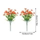 thumbnail image 3 of Flores artificiales, flores falsas, flores artificiales, juego de regalo para mujer, flores simuladas, hierba acuática, hierba primaveral de plástico, acabado violeta, seda impresa, pequeña flor artif, 3 of 6