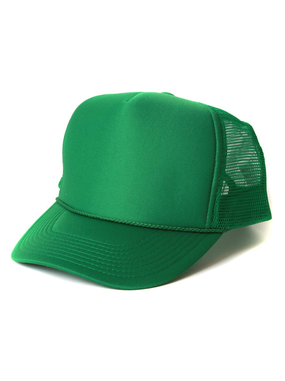 Vintage Trucker Hat Solid - Kelly Green 