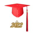 thumbnail image 2 of Shenmeida Unisex Adult Matte Graduation Cap Graduation Hat with Tassel Adjustable for High School and College, 2 of 2