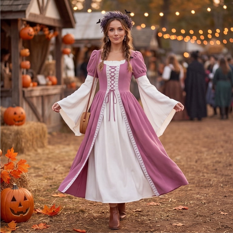 pink renaissance dress Venetian Rose Renaissance Gown | Train Gown