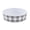 Gray, variant on Bone Dry Gingham Melamine Single Pet Bowl Non-Slip Dog & Cat Food Bowl