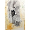 thumbnail image 2 of Derr, Wynn 13x18 Black Modern Framed Museum Art Print Titled - Elephant Pair, 2 of 4