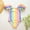 Multi-color, variant on naisibaby Toddler Kids Girls Fashion Cute Rainbow Printed Bikini, Baby Ruffles One-piece Swimsuit Multicolor 11-12 T