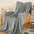 thumbnail image 3 of Cooling Blankets Clearance Under $10 InsCrazy Summer Quilt Summertime Blankets Soft Fuzzy Warm for Summer, Bedroom, Living Room, Chair, Couch, Sofa and Office 28 x 40", 3 of 7