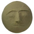 thumbnail image 1 of Benzara BM229363 Papier Mâché Rond Visage Humain Design Mur Décor & 44; Brun, 1 of 1