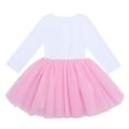 thumbnail image 7 of FYMNSI Baby Girl It's My 1st First Birthday Party Dress Cake Smash Outfit Long Sleeve Princess Tutu Tulle Bowknot Dress One Year Old Party Clothes Photo Props 1 Year Pink 1st Birthday, 7 of 7