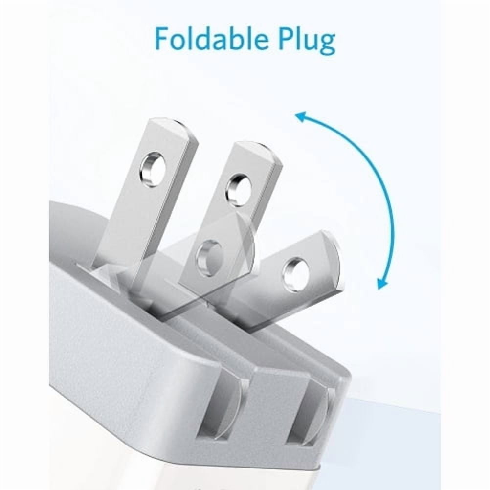 Fast Type-C 36W PD Home Charger for Nokia XR21, T21, X100 - 6ft Long Cable USB-C Power Cord QC3.0 Adapter Wall