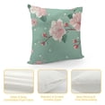thumbnail image 4 of JRXY Throw Pillow Covers Plum Blossom Throw Pillow Covers Modern Farmhouse Décor for Couch Sofa Bedroom Living Room White, 4 of 5