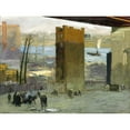 thumbnail image 3 of George Wesley Bellows 24x19 Black Modern Framed Museum Art Print Titled - The Lone Tenement (1909), 3 of 5